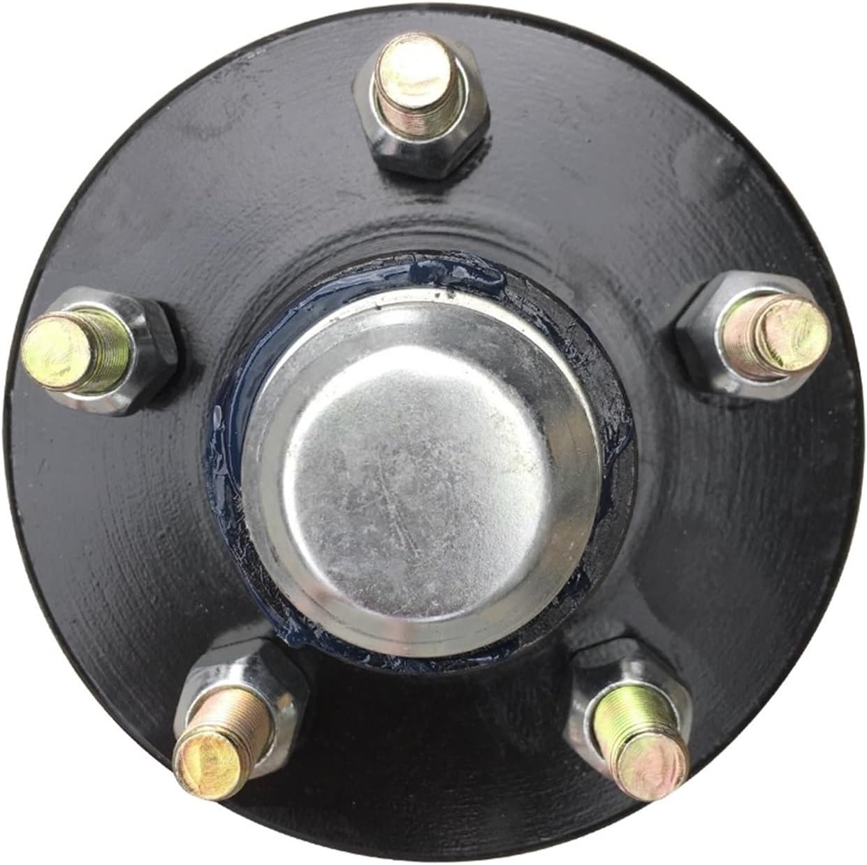 Replacement 5-114.3 Cap 3500LBS Unbrake Trailer Half Axle Shaft Hubs for Pair RV Parts Camper Accessories Caravan Components