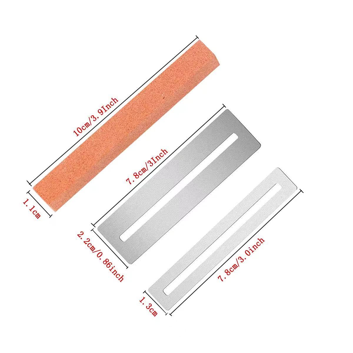 Guitar File, UCkimall Guitar Neck Notch Fret Wire Polishing Stone Gasket, Guitar Repair Tool Set Suitable for Gibson (24.75 inches) and Fender (25.5 inches) Electric Guitars.