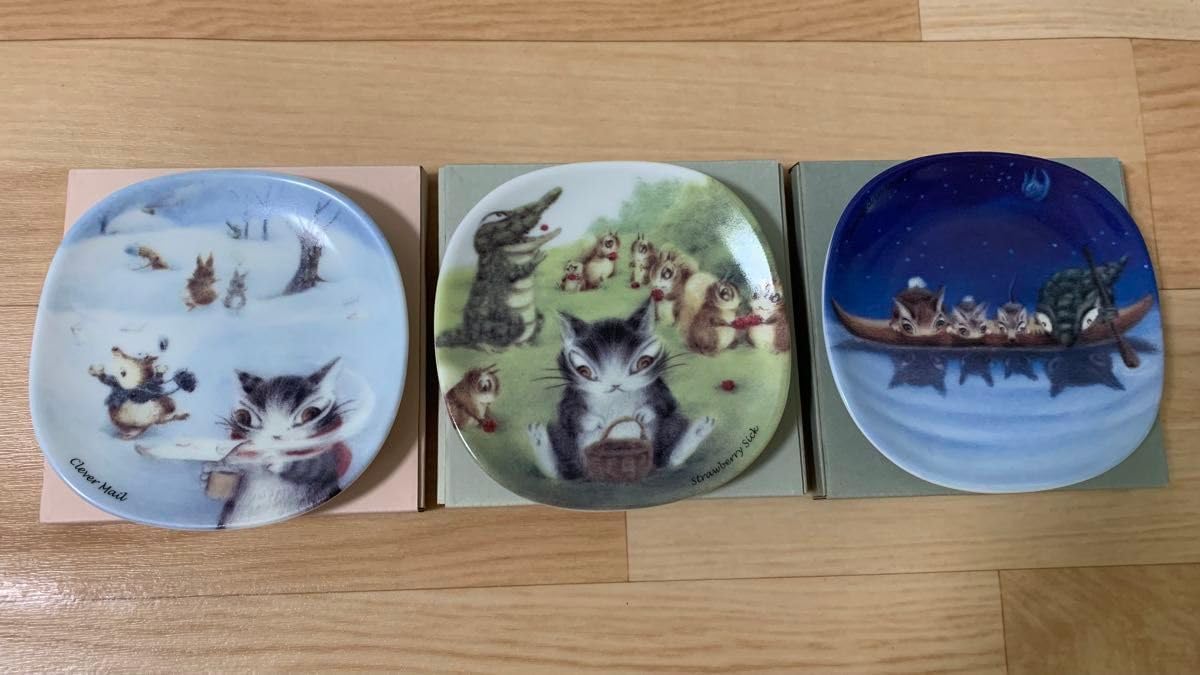 わちふぃーるど 猫のダヤン20周年プレートコレクション 06,07,08