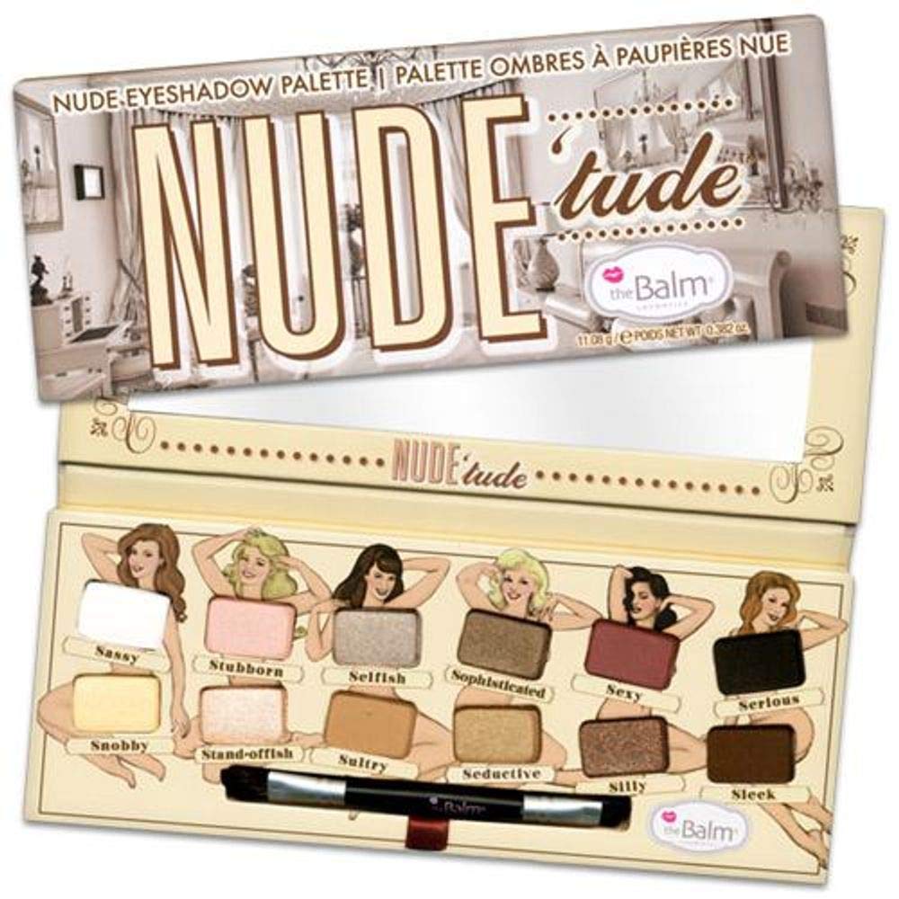 theBalm Nude Tude Lidschatten-Palette, 1er Pack (1 x 11.08 g)
