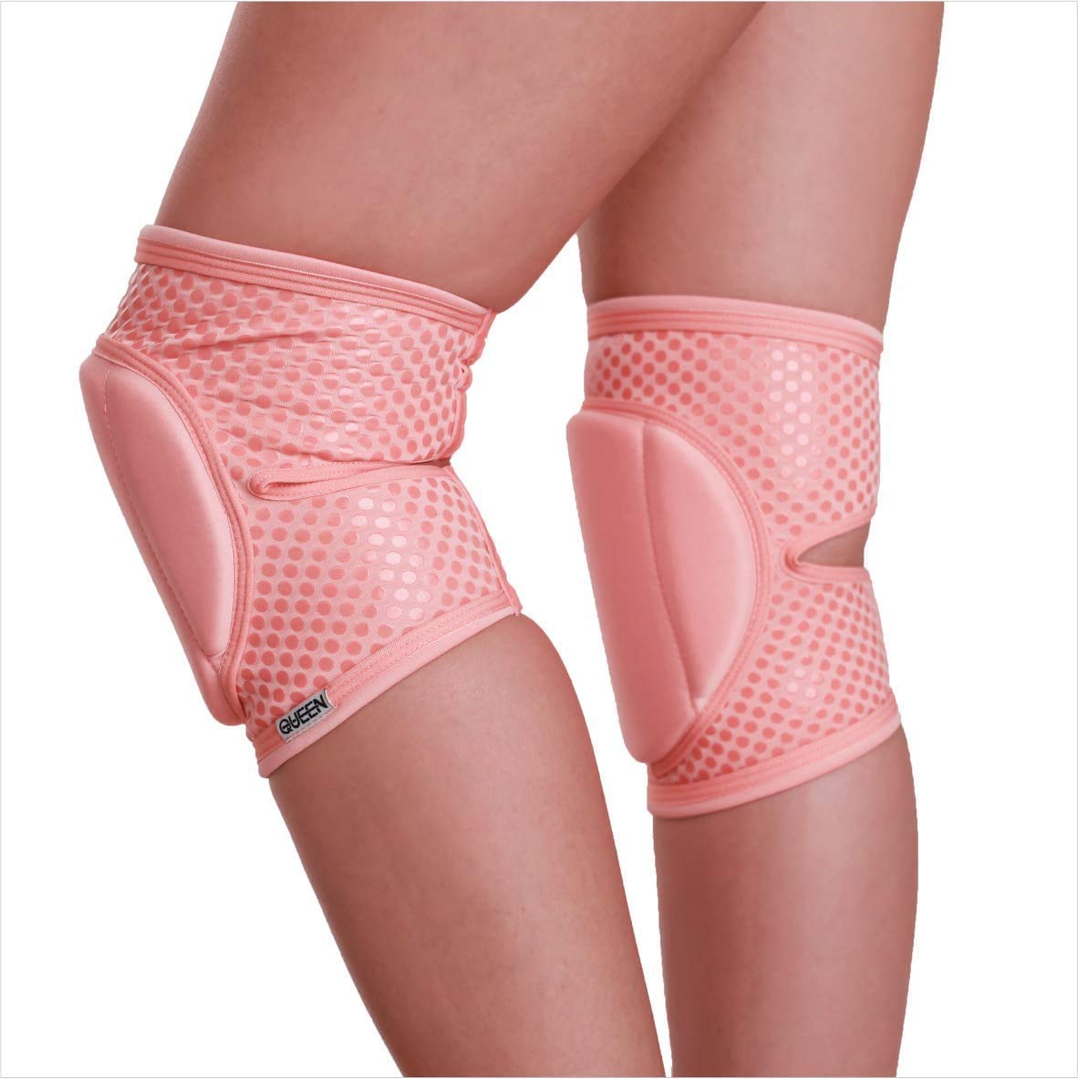 Queen Wear – Flamingo Grip – Grip Pole Dance Knee Pads – Perfect Woman Protection for Pylon Ballet M