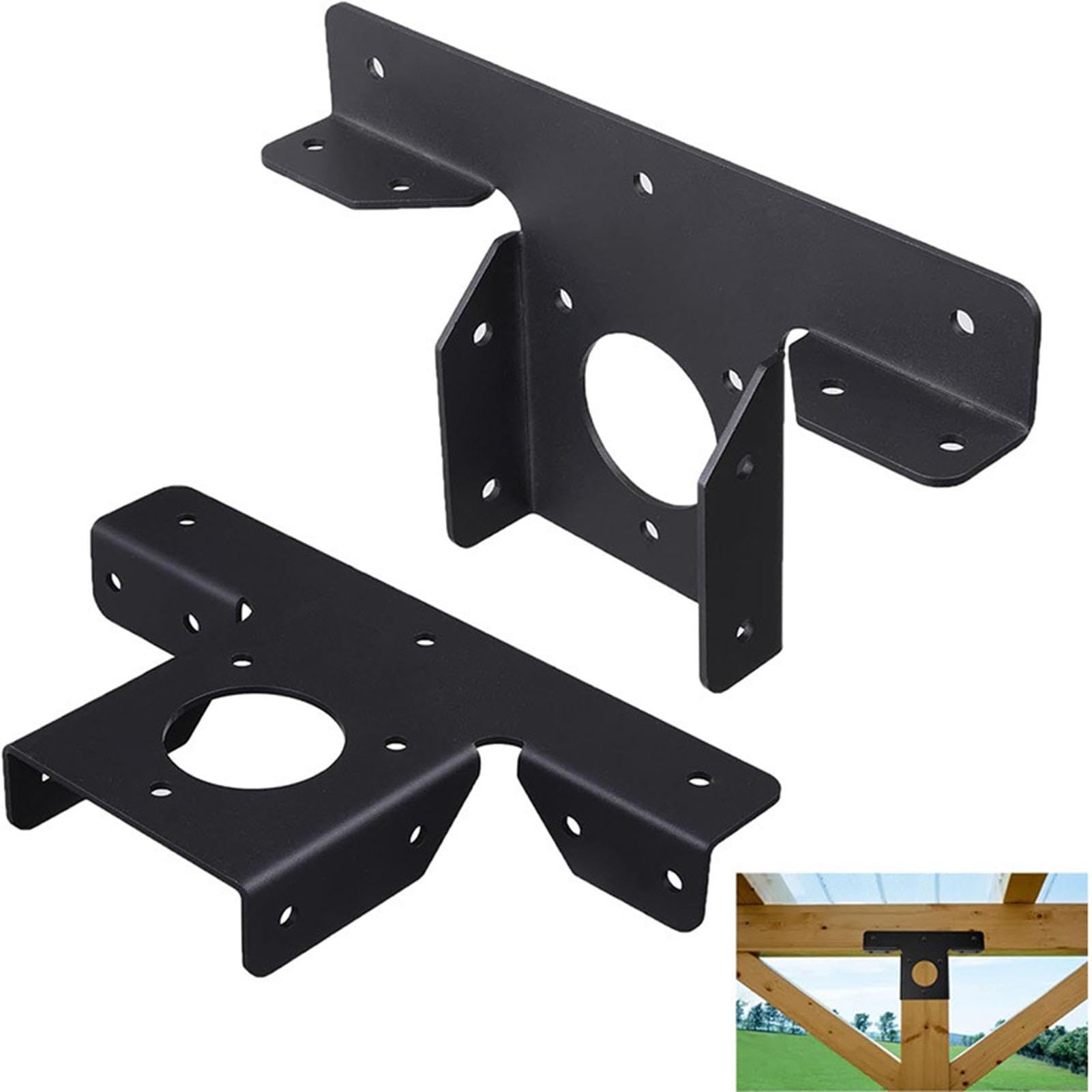 Staffe angolari per pergola resistenti, estensioni a 3 vie, kit per gazebo