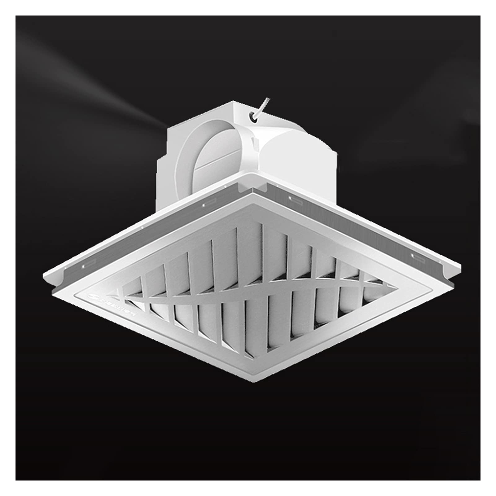 Buy Kitchen Exhaust Fan Integrated Ceiling Duct Ventilation Fan 30×30Cm