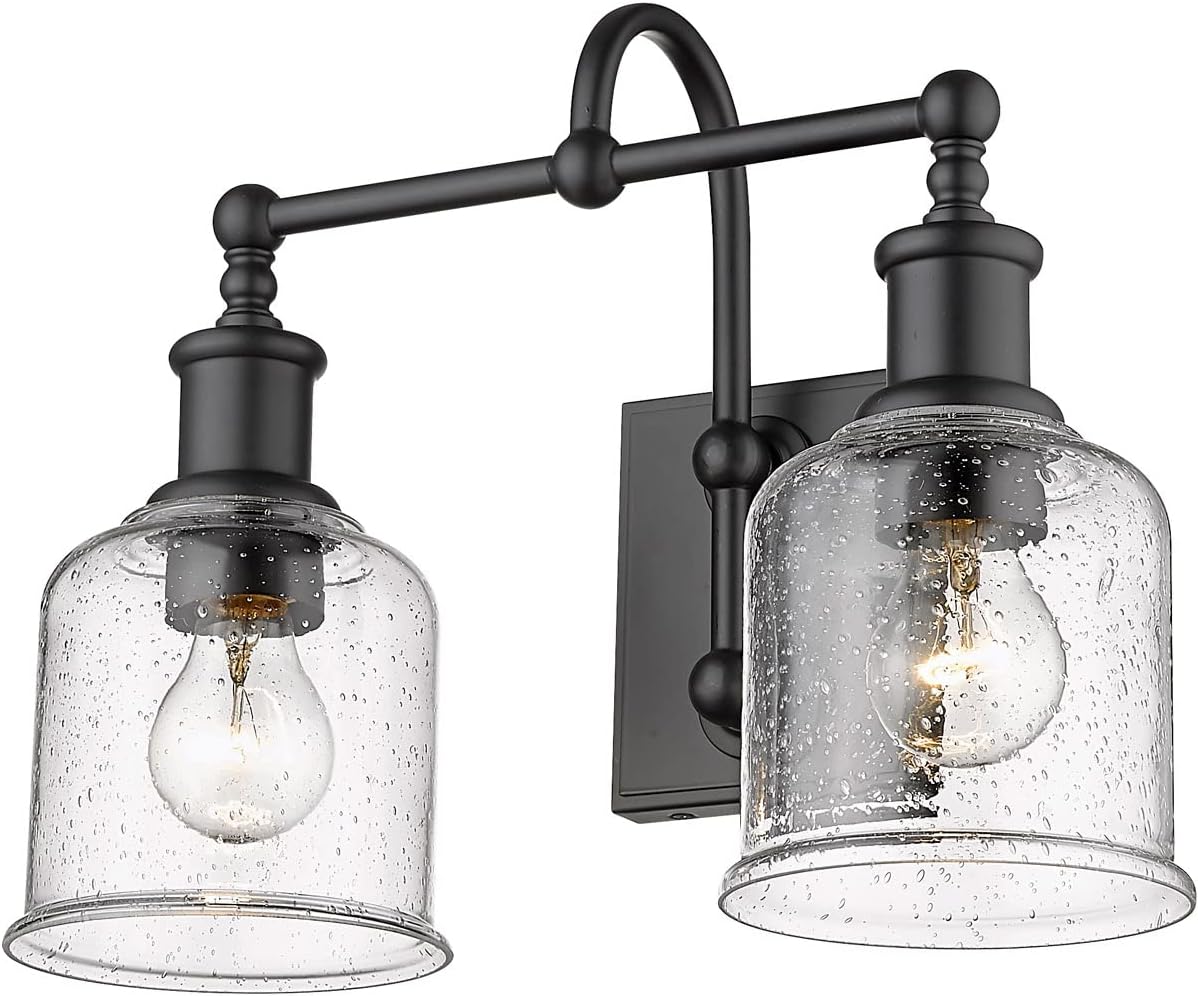 Z-Lite 2 Light Vanity 734-2V-MB, Black