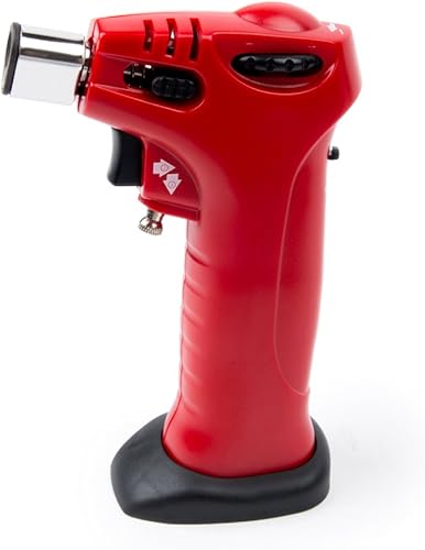 Fox Run Mini linterna de butano Crème Brûlée, 3.75 x 1.75 x 5.5 pulgadas, rojo