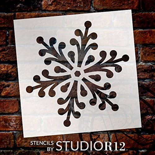MAYJOYDIY Plantilla De Bosque De Ciervos De 30 X 30 Cm, Plantilla De Pintura De Animales Y Luna Con Pincel De Pintura, Plantilla Reutilizable Para Madera, Pared, Ventana, álbum De Fotos