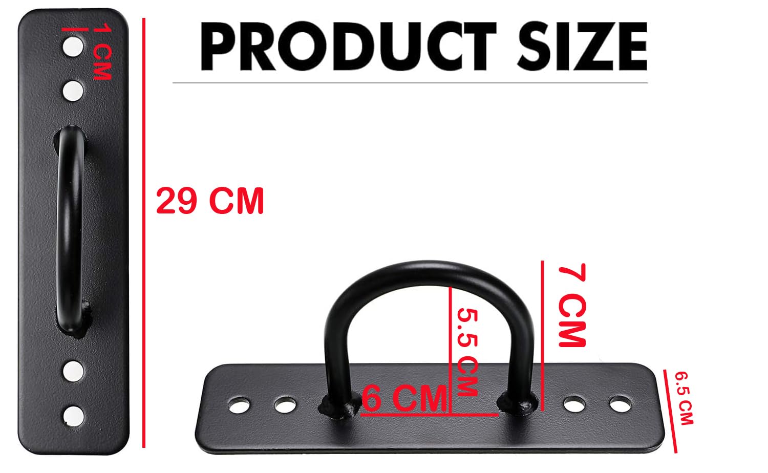 Anneau D'ancre Mur/plafond 12 Cm Pour Bataille Corde Ou