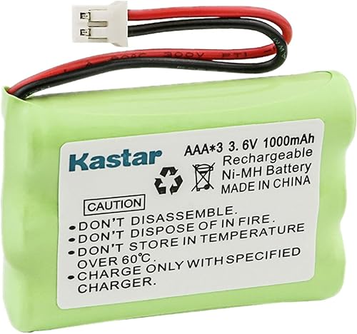 Kastar Paquete de 1 batería Ni-MH de 3.6 V 1000 mAh de repuesto para batería de monitor Graco 3SN-AAA75H-S-JP2, BATT-2795, Graco Digital Baby