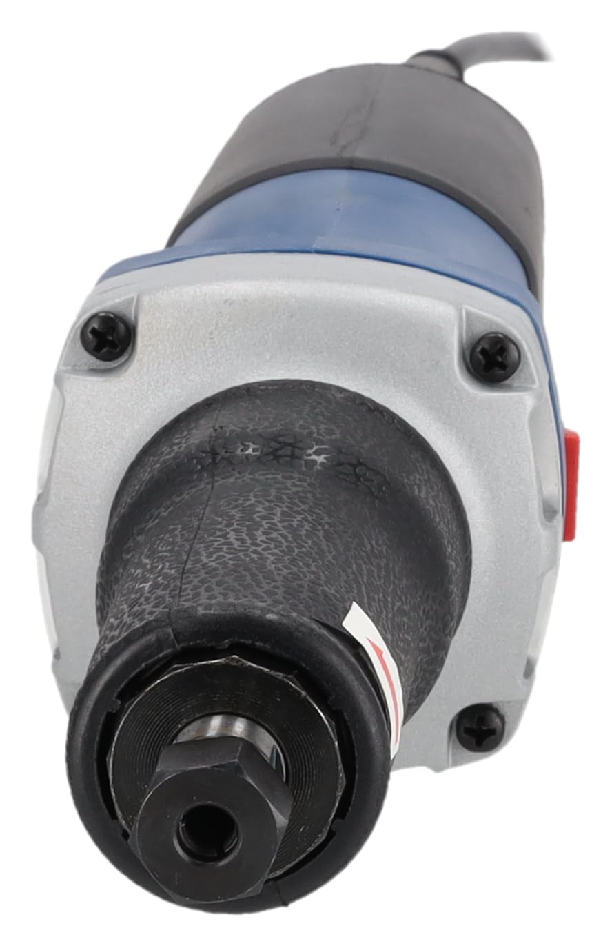 DEDRA Meuleuse Droite 550W - Pince de Serrage 6mm - Vitesse Variable (7000-34000 tr/min) - Outil Rotatif Filaire pour Meulage, Polissage, Gravure et Ébavurage du Métal