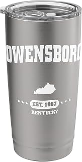 Owensboro Kentucky KY Throwback Athletic Men Women Stainless Steel Insulated Tumbler