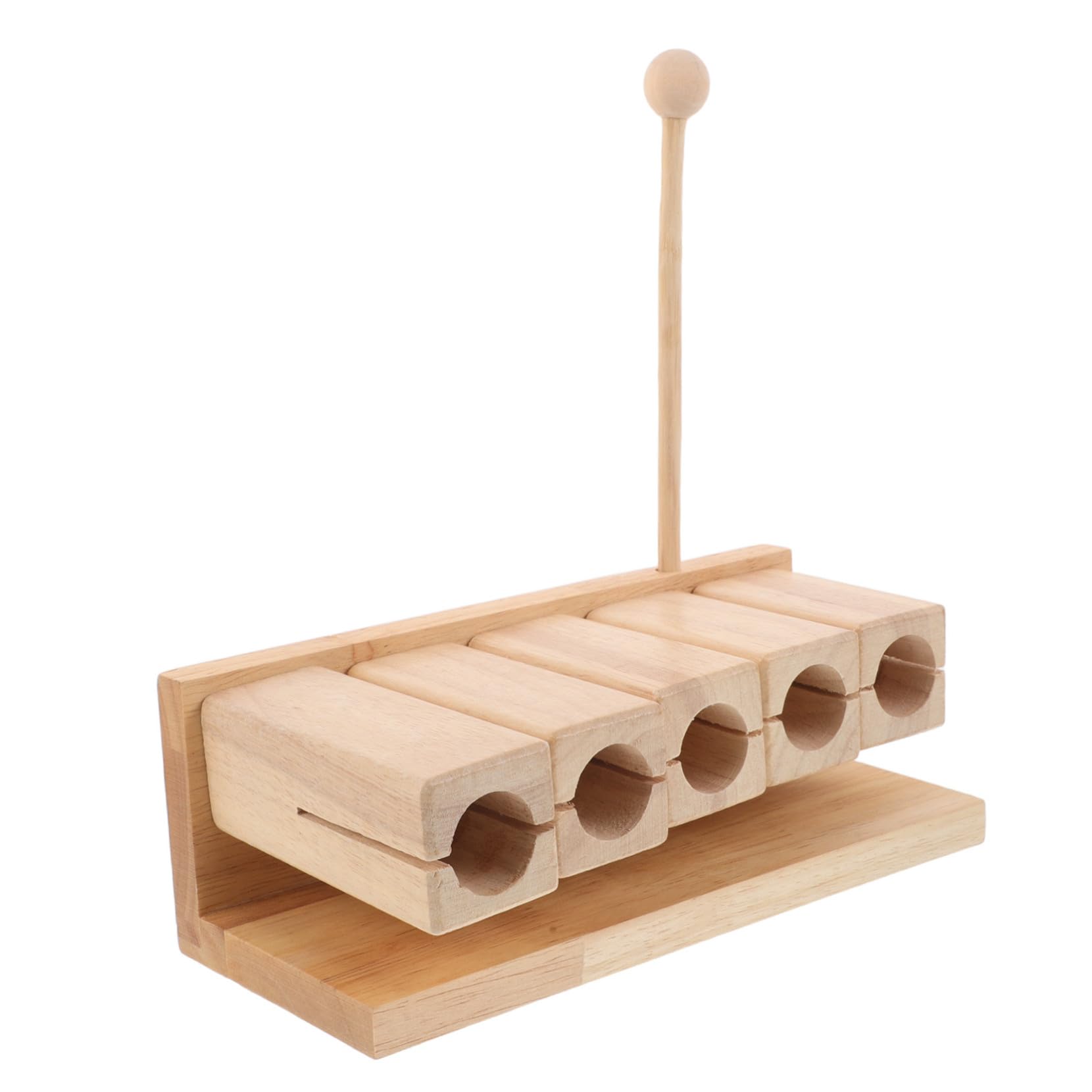 TOYANDONA Instrumento de Percusión de Madera Tonos con para Educación Musical Infantil y Adultos Bloque Rítmico Natural para Aprendizaje Temprano Hogar y Escuela