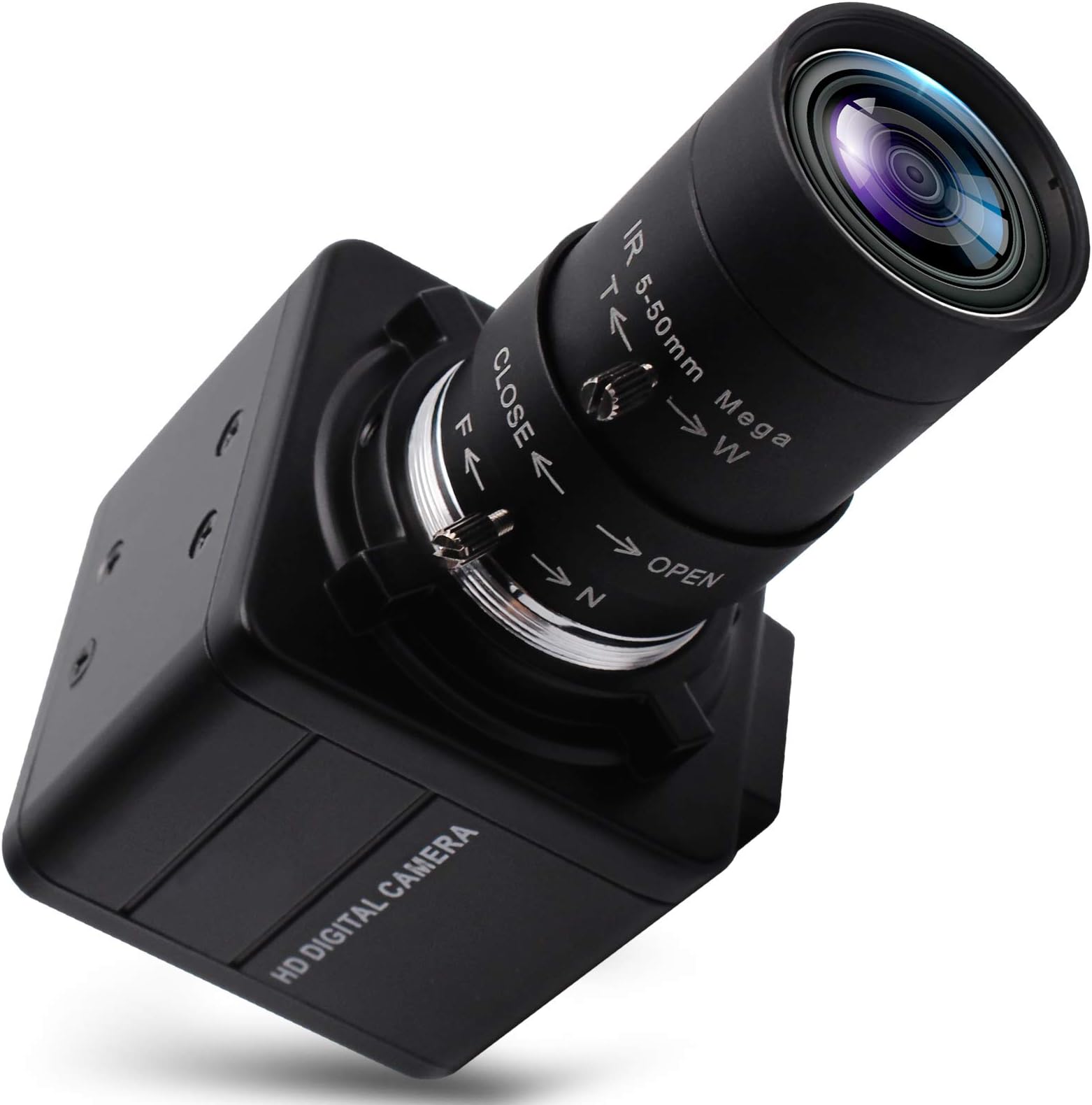 - SVPRO 4K USB Camera with Zoom 5-50mm Lens, 10X Optical Zoom Manual Focus Webcam High Definition 3840x2160@30fps Adjustable Focal Length Camera with Sony IMX317 Sensor for PC Laptop Pi