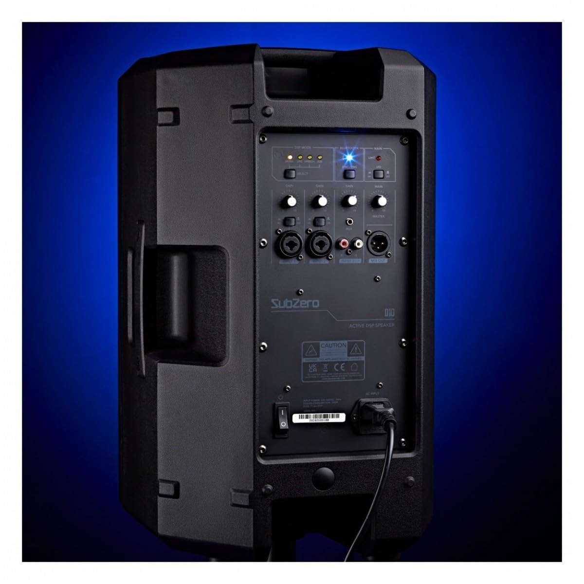 SUBZERO Altavoz Activo para megafonía DSP de 10" con Bluetooth