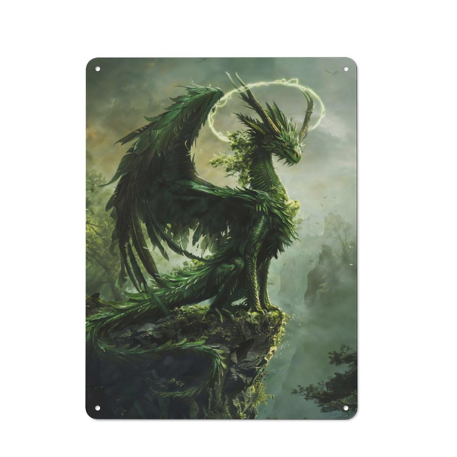 Junmoney Majesty Of The Forest Metal Sign 40X30cm With For Home Bar Wall, Rustic Decor, For Collectors Decorating Home Bars And Entertaining Spaces
