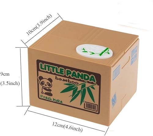 Miniatura 5 de Caja de dinero para robar monedas de centavos, centavos, gato, hucha de voz para Navidad, regalo de cumpleaños para niños
