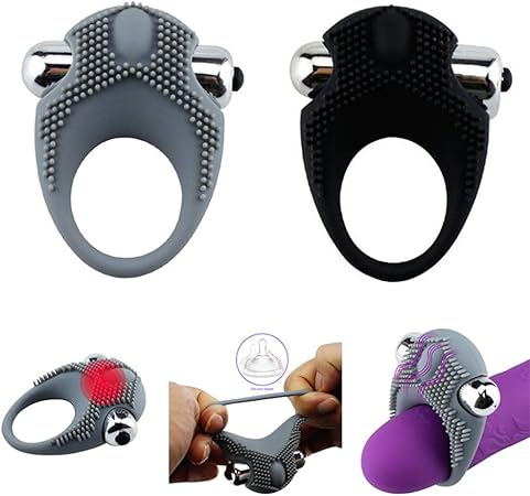 HEALLILY Anillo Vibrante con Vibrador de Bala Estimulador de ...