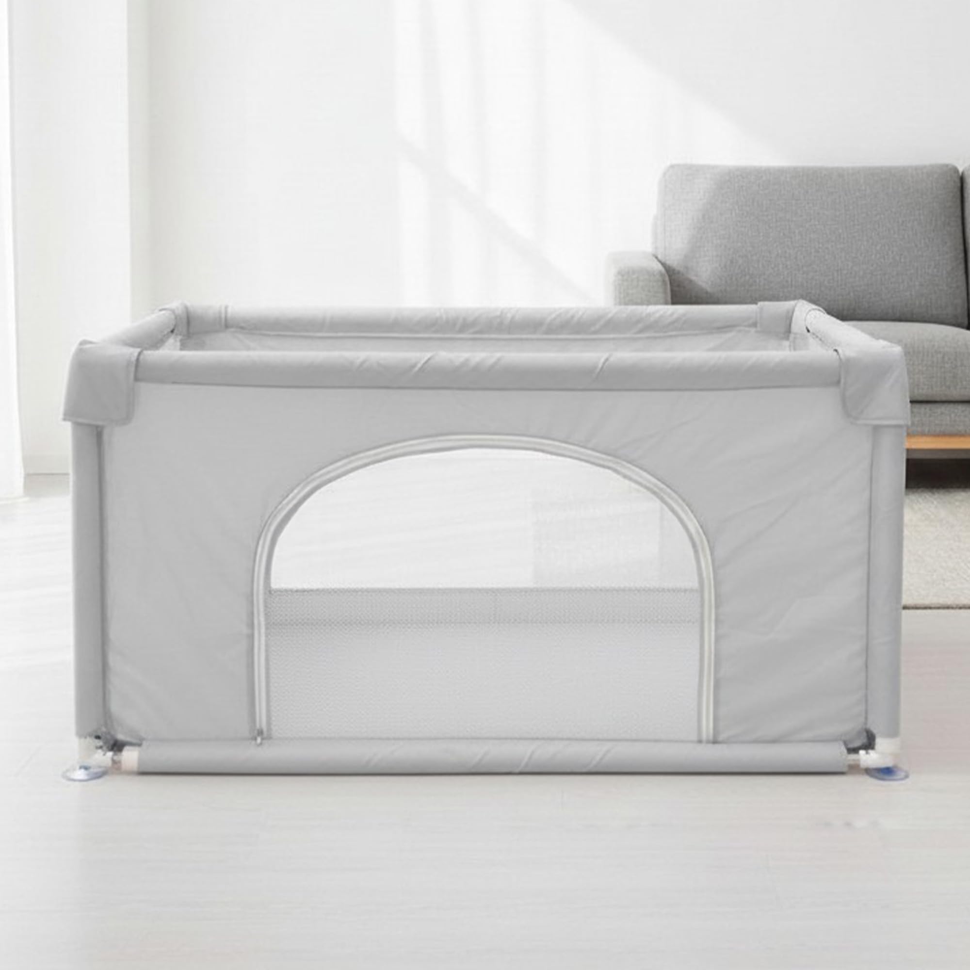 Amazon.co.jp: ベビーサークル Hugmuu コンパクト 120cm×70cm 長方形
