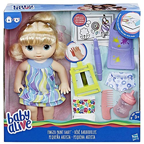 Boneca Baby Alive Pequena Artista Hasbro Loira