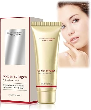 Collagen Anti-Wrinkle Cream, Korean Golden Collagen Face Cream, Anti Wrinkle Collagen Moisturizing Firmness Face Cream, Day & Night Anti Aging Cream 1