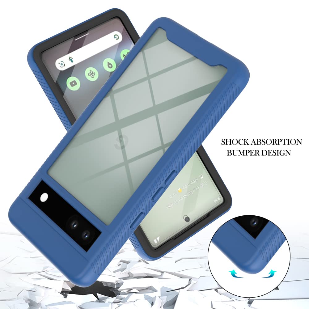Sawiqpd for Google Pixel 8A 5G Case with Built-in Screen Protector - Image 4