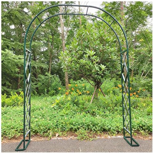 Arche de jardin en métal robuste pour rosiers et plantes grimpantes