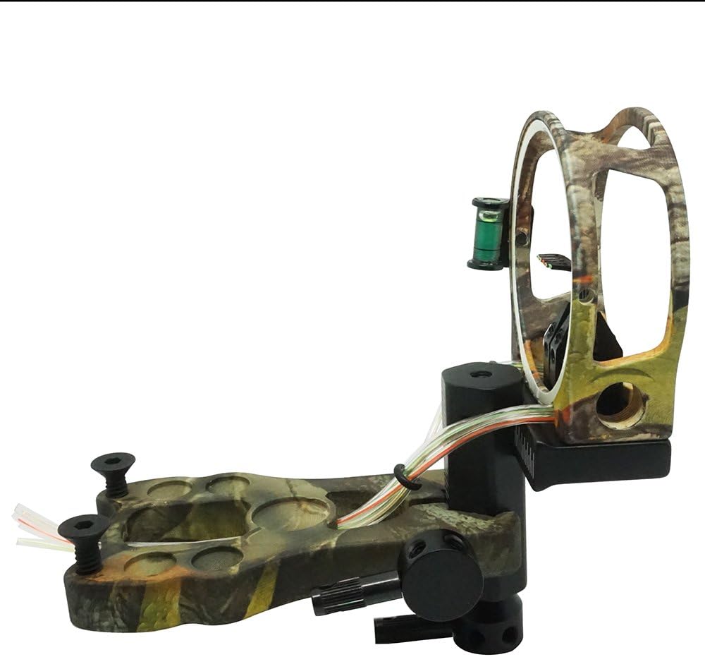 Safari Choice 5-Pin Tool-Less Design Bow Sight, 0.019", Camouflage