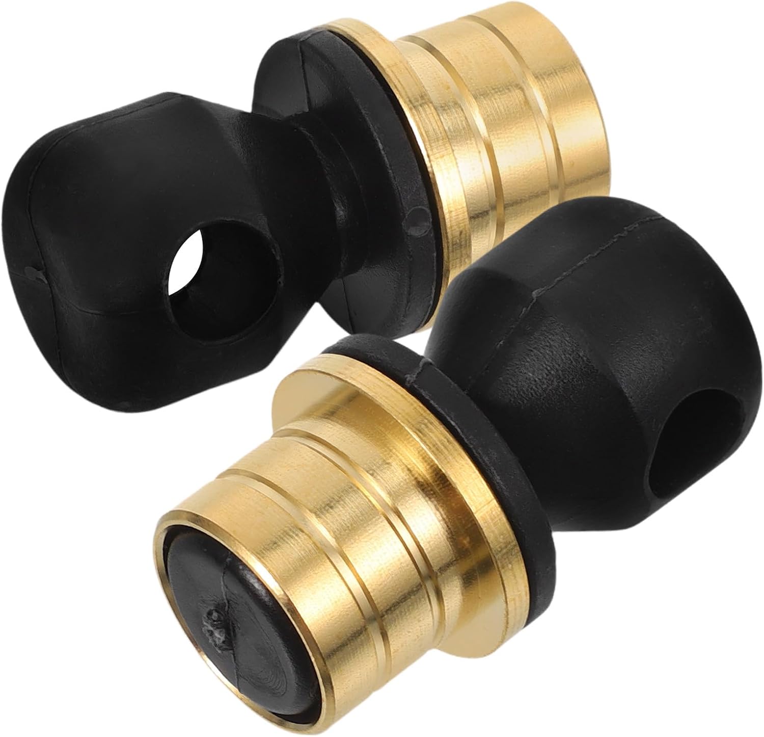 Gourd Wine Stopper 2pcs Brass Inlay Airtight Decorative Oktoberfest Hat