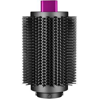Large Round Volume Brush Attachment for Dyson Air Wrap HS01/05/08, Round Brush for Dyson Air Wrap, Smooths, adds volume and styling bangs and curls, Rose