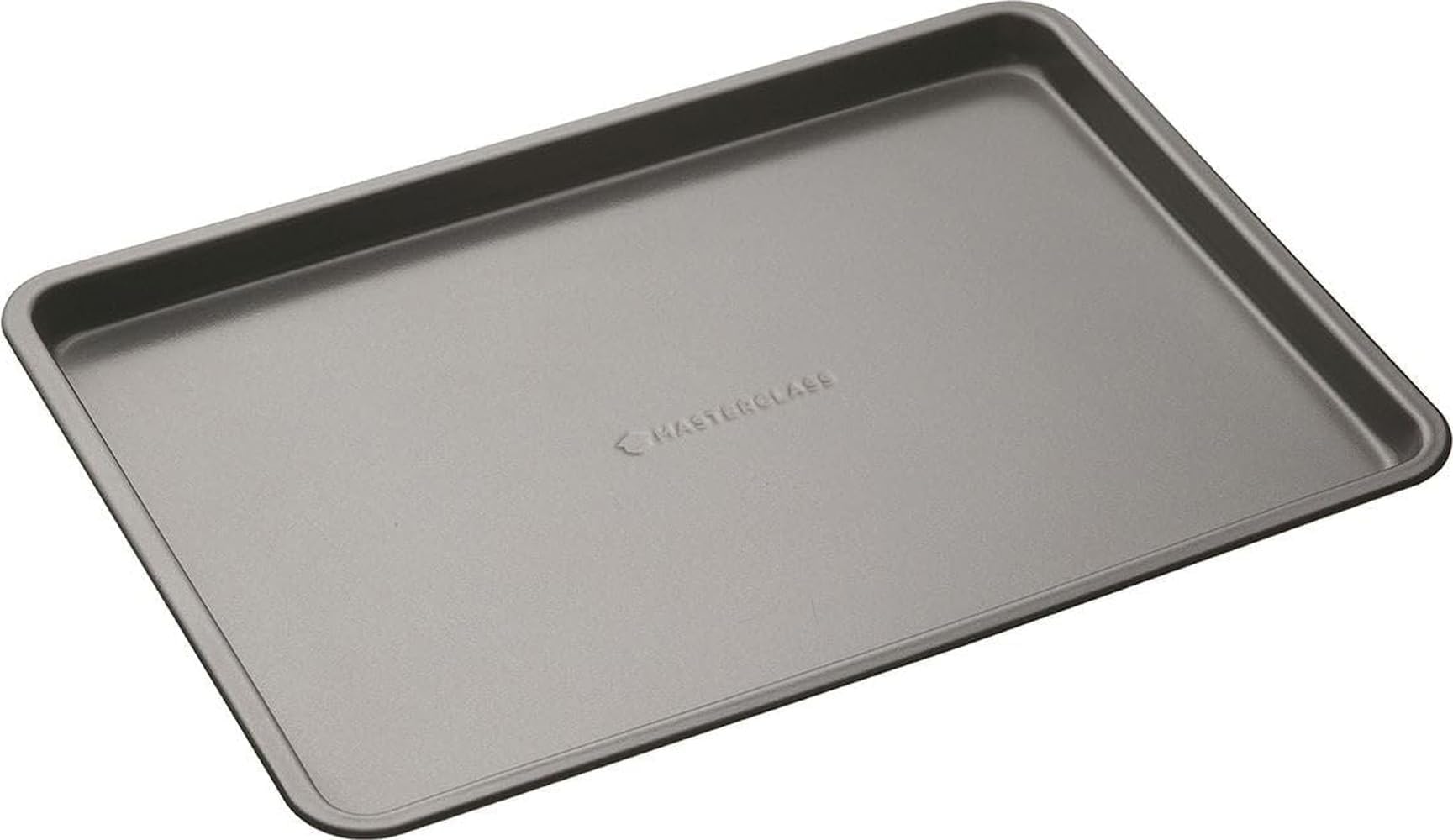 MasterClass Baking Tray, Non-Stick Oven Tray for Baking and Roasting 35x25x2cm, Sleeved, Grey
