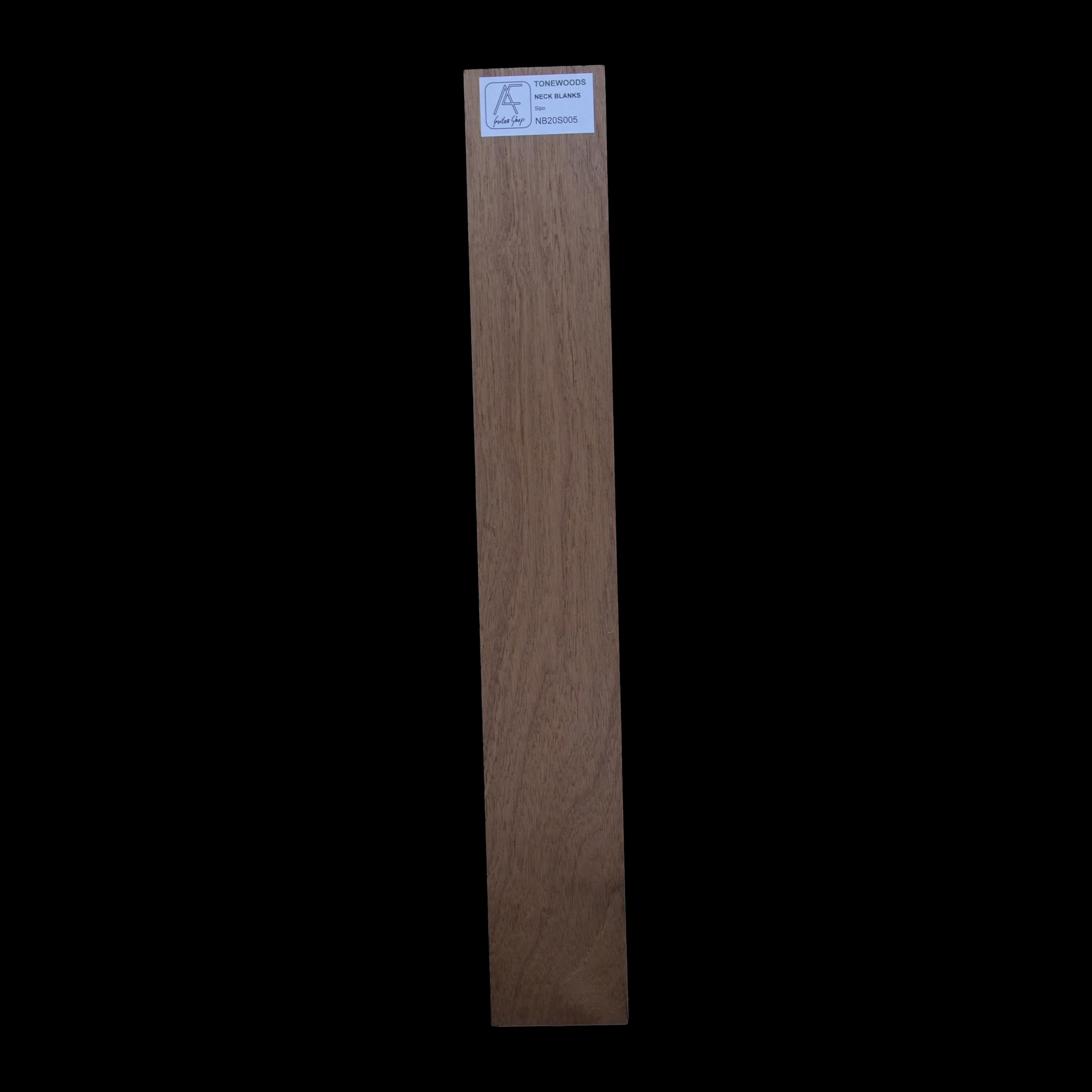 Sipo 20 mm Neck Blank NB20S005 : fini les manches voilés sur vos guitares artisanales