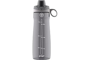 Pogo Grey Water Bottle: Stay Hydrated in Style