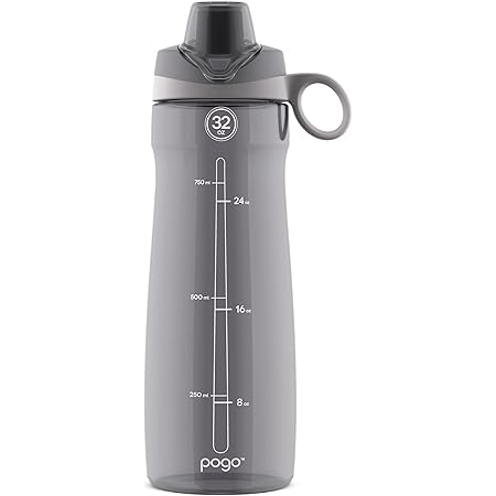 Amazon.com: Pogo BPA-Free Tritan Plastic Water Bottle with Chug 