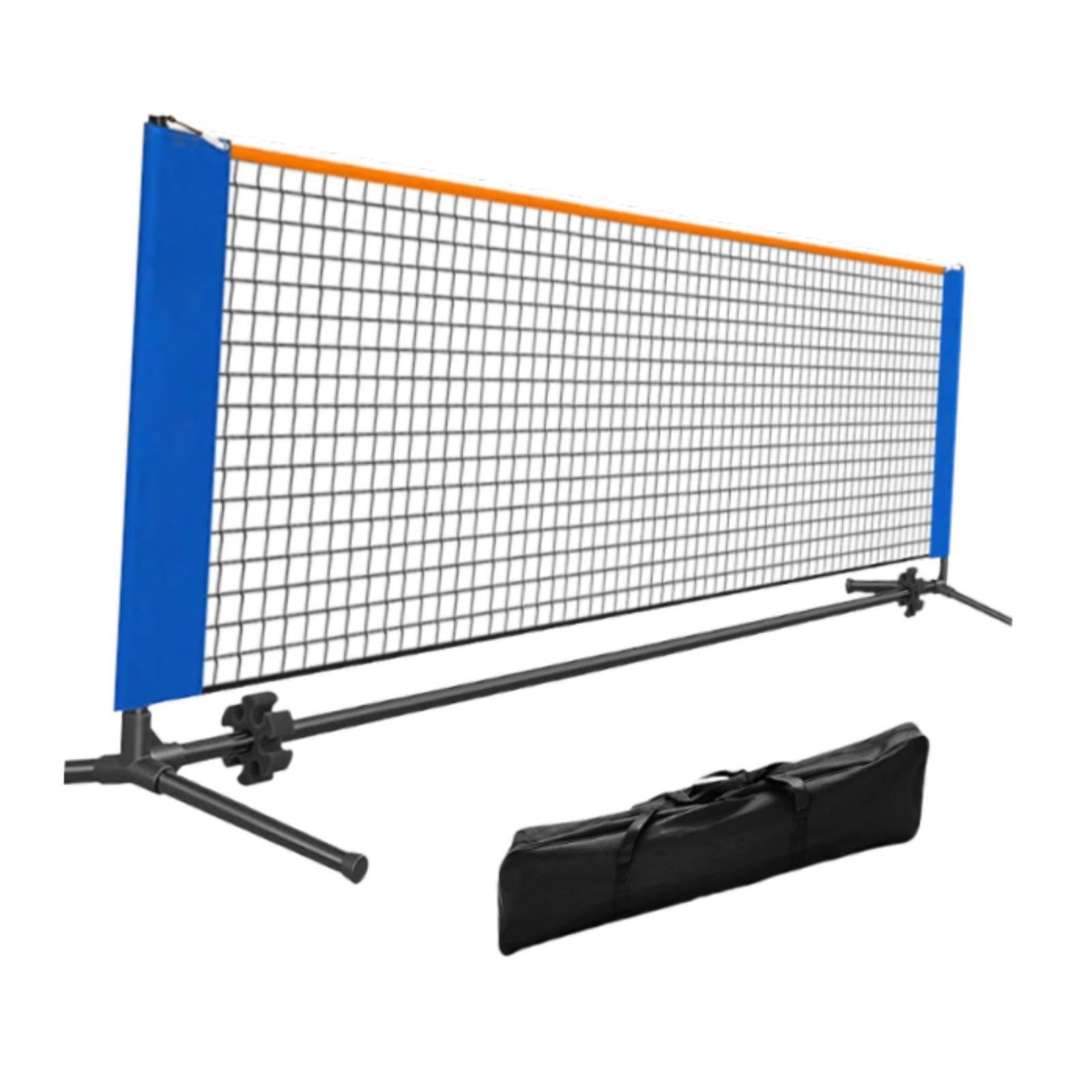 Rete Portatile Leggera da 84 Piedi, Facile da installare per Varie attività Sportive, Versatile Ovunque o a Piscina. La Rete Sportiva Misura 300 cm