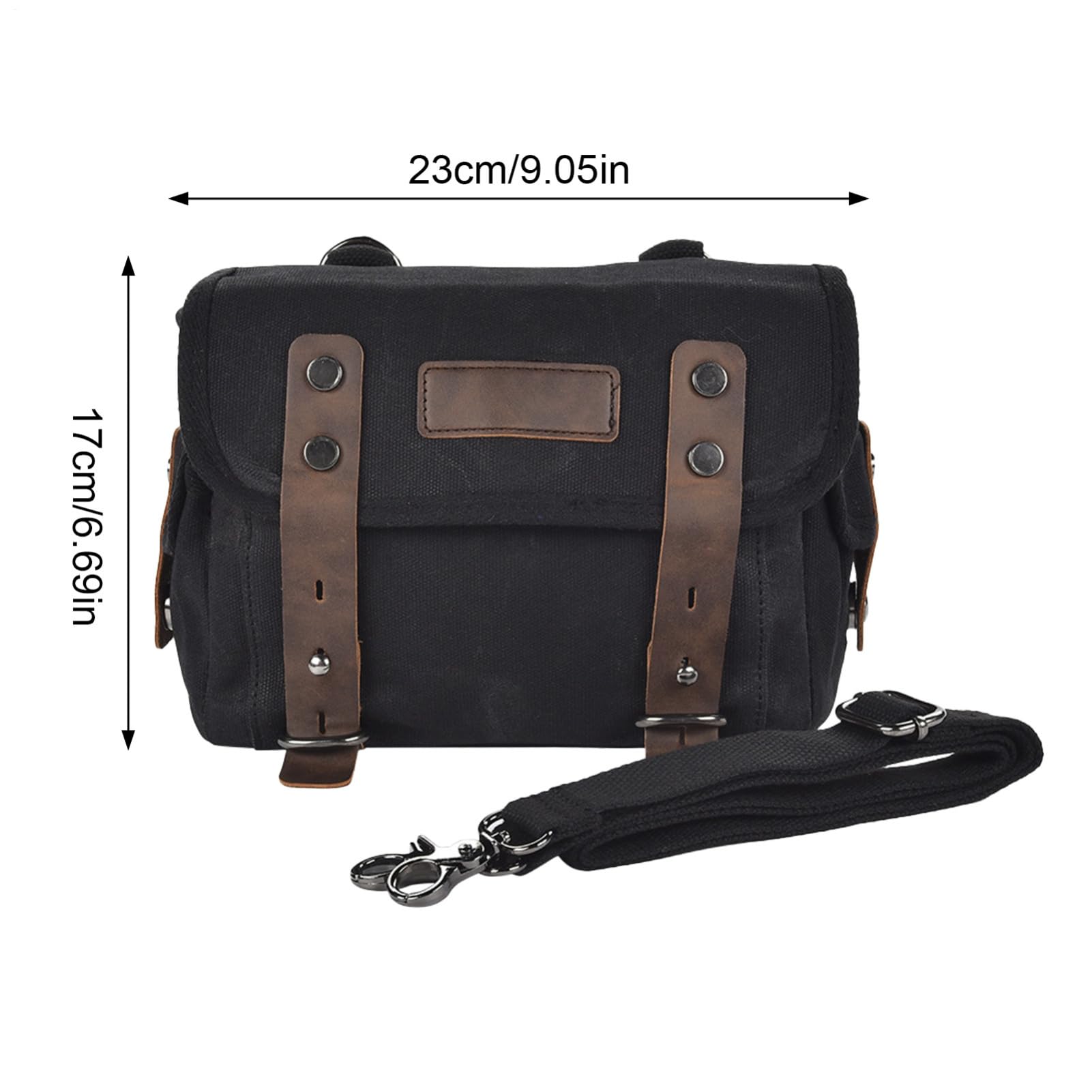 Dirt Bike-Tasche – genarbtes Leder, 9,06 x 3,54 x 6,69 Zoll, abnehmbare | Motorrad-Satteltaschen aus, Motorradtaschen, Hecktaschen-Seitentaschen, multifunktionale Motorradtaschen für Motorräde