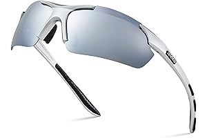 Xagger Polarized Sports Sunglasses for Men and Women with UV400 Protection