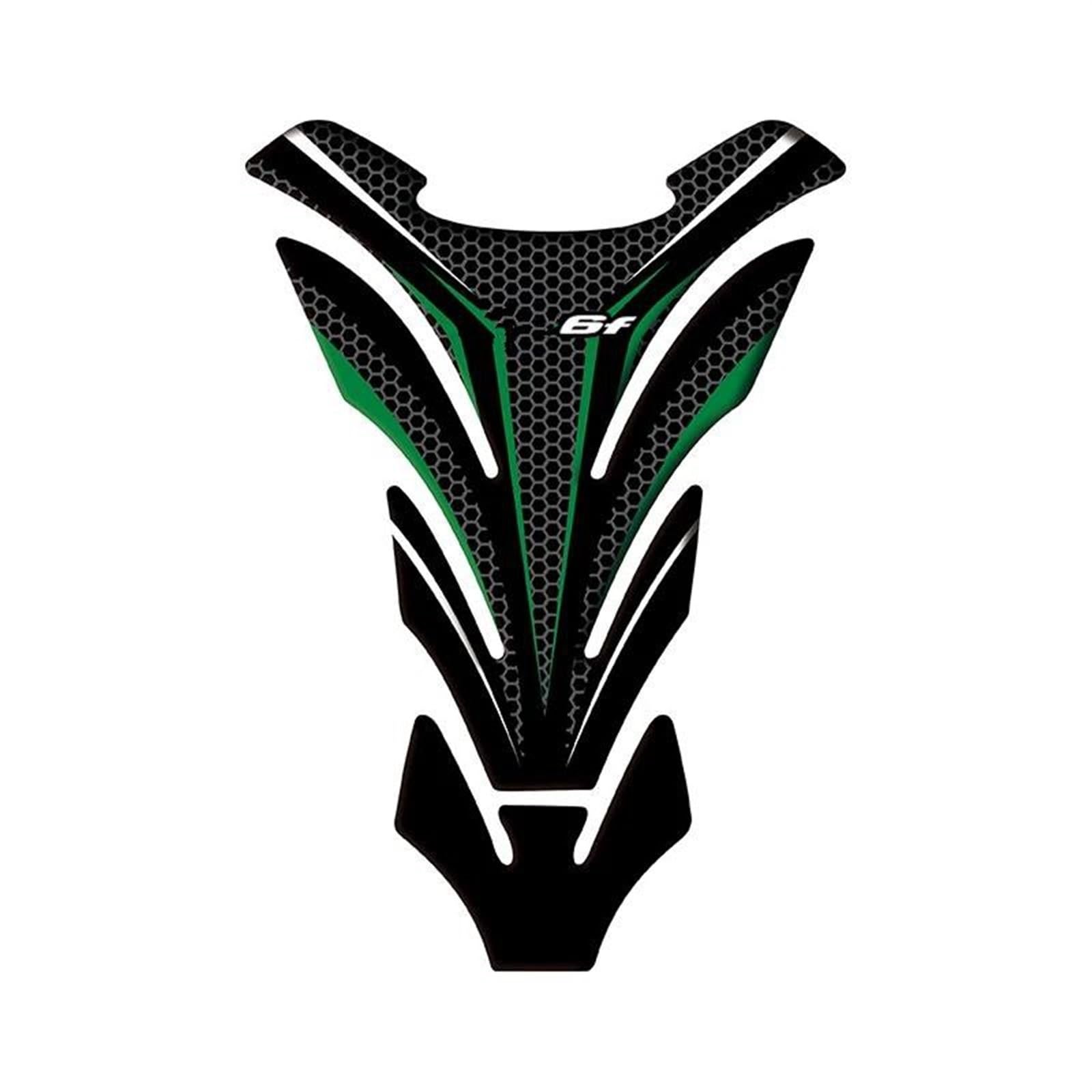 Ysdsls Color8 Carbon-Look Motorcycle Tank Pad Protector Decal For Kawasaki Er6f For Er-6F(Color8)