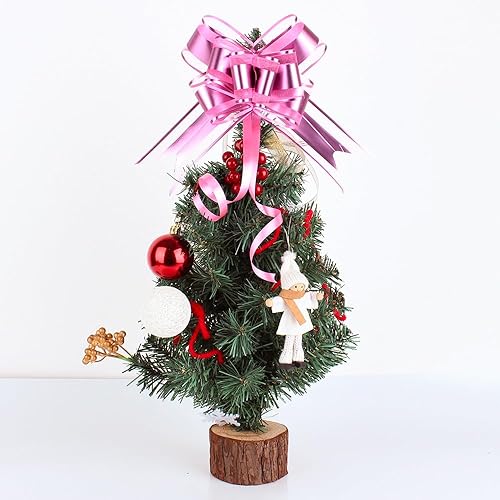 Miniatura 136 de WEWILUCK Lazos de regalo para regalos, lazos rosas para envolver regalos, lazos de regalo con cinta para bodas, despedidas de soltera y decoración