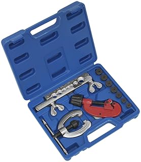 Sealey AK506 10 Piece Pipe Flaring and Cutting Kit, Silver