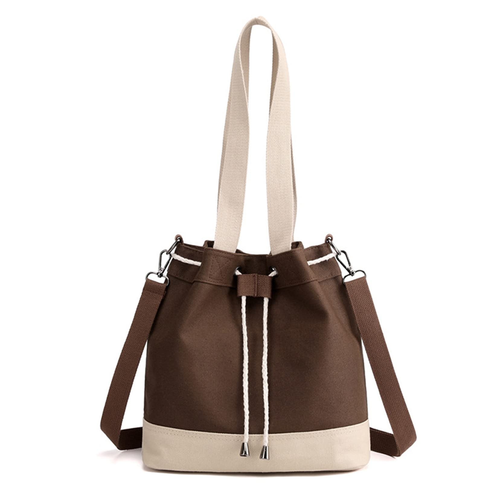 Sac à Main Femme Cabas Fourre-Tout en Toile de Grande Capacité