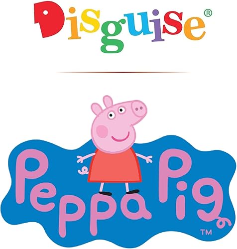 Miniatura 6 de Disguise Disfraz de Peppa Pig para bebé, disfraz oficial de Peppa Pig Deluxe y accesorios para niños pequeños