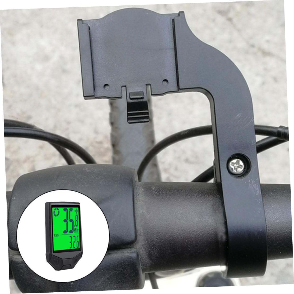 Toddmomy 3piezas Velocímetro Inalámbrico para Bicicleta Cuentakilómetros Luminous y Resistente Compatible Bicicletas De Carretera y Eléctricas