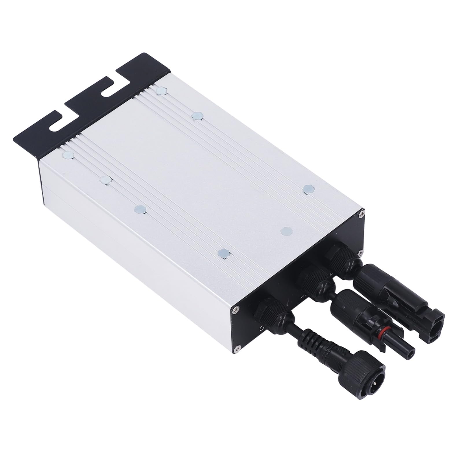 Yosoo Health Gear Mikroinwerter Sieciowy, Inwerter Sieciowy MPPT ze Stopu Aluminium 230 V AC Czysta Fala Sinusoidalna Sprawność 92% IP55 dla Małych Systemów Fotowoltaicznych Biuro w Domu (500W)