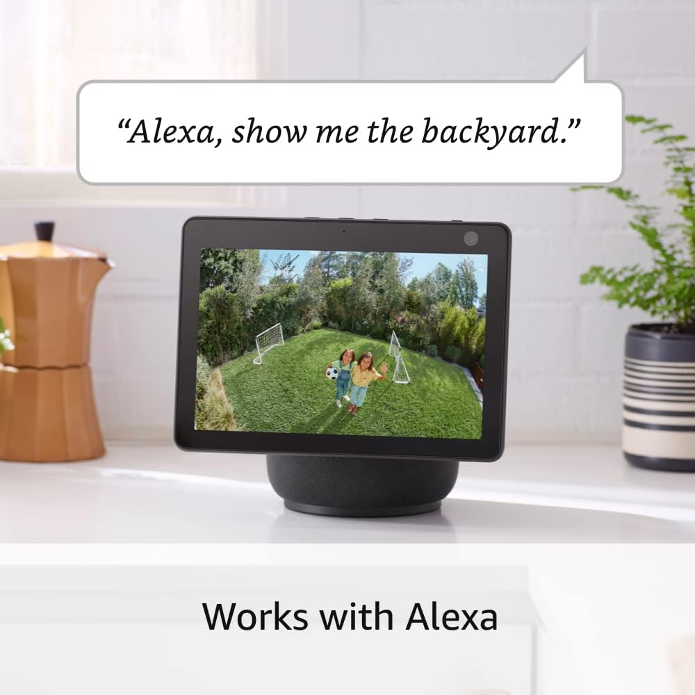 Ring Spotlight Cam Plus, Battery (newest model), Home or business security with HD video, Two-Way Talk, Color Night Vision, and Security Siren, White