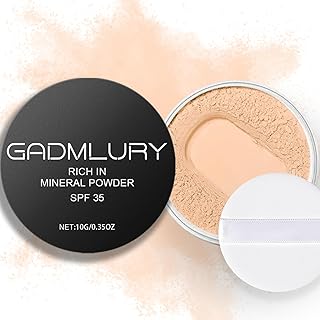 Base de maquillaje mineral en polvo, SPF 35, ...