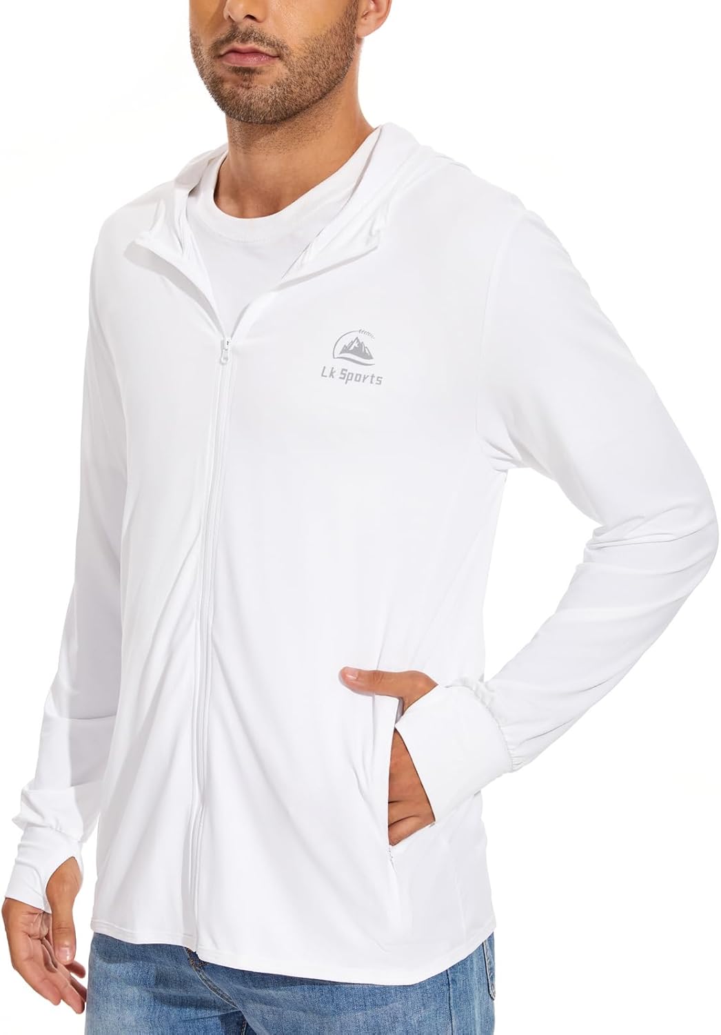 Men's UPF 50+ Sun Protection Light Jacket