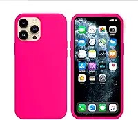 Capinha Colorida Compatível Com iPhone 14 PRO Vermelha ,Preta, Laranja, Amarela, Azul, Rosa, Pink, Branca, Lilás, Marrom, Verde, Roxo, Bordô, Case Slim Flexível Aveludada Com 3 Camadas De Proteção PREMIUM ONYK (Rosa Pink)