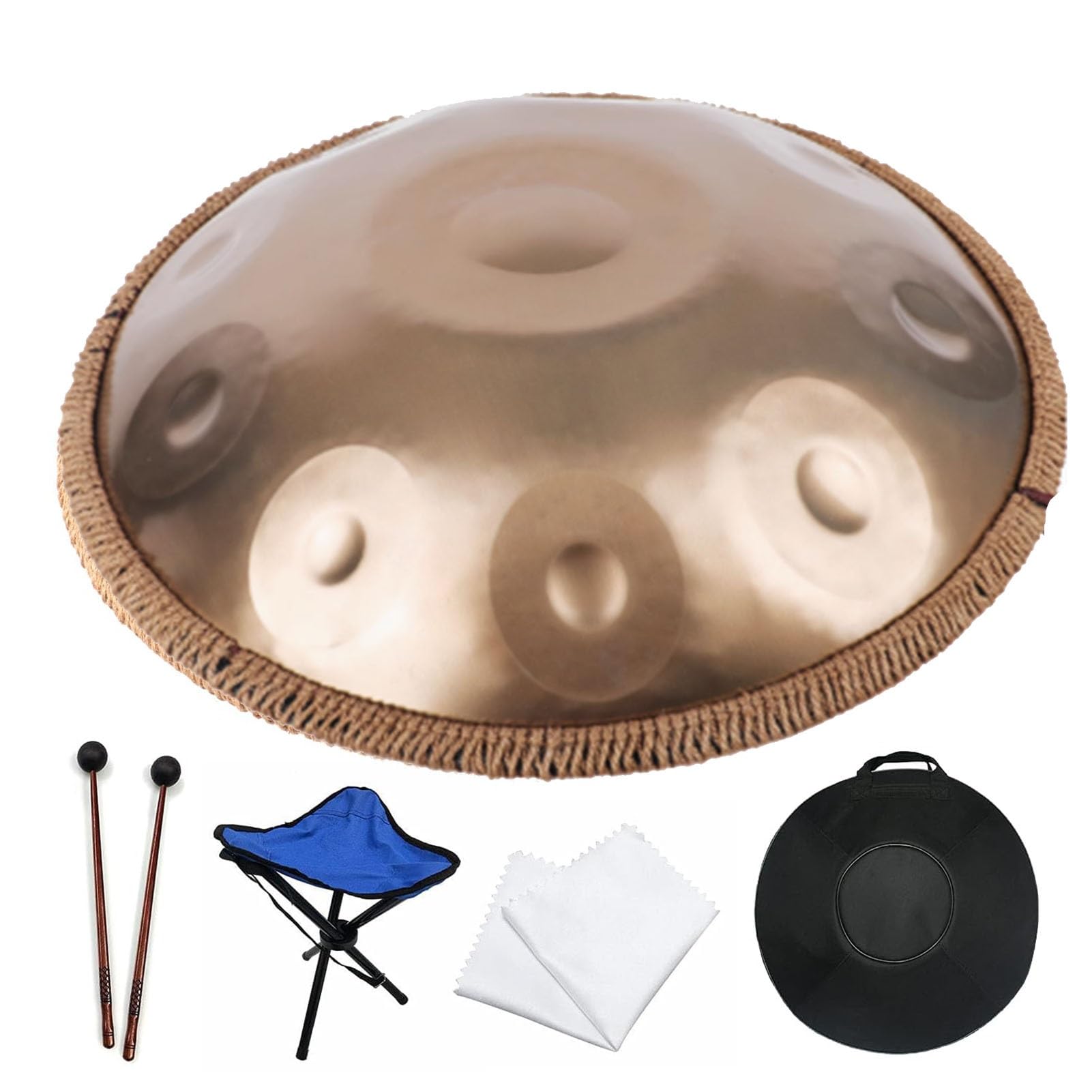 Amazon.co.jp: ハンドパンドラムセット D マイナー 22インチ 432hz