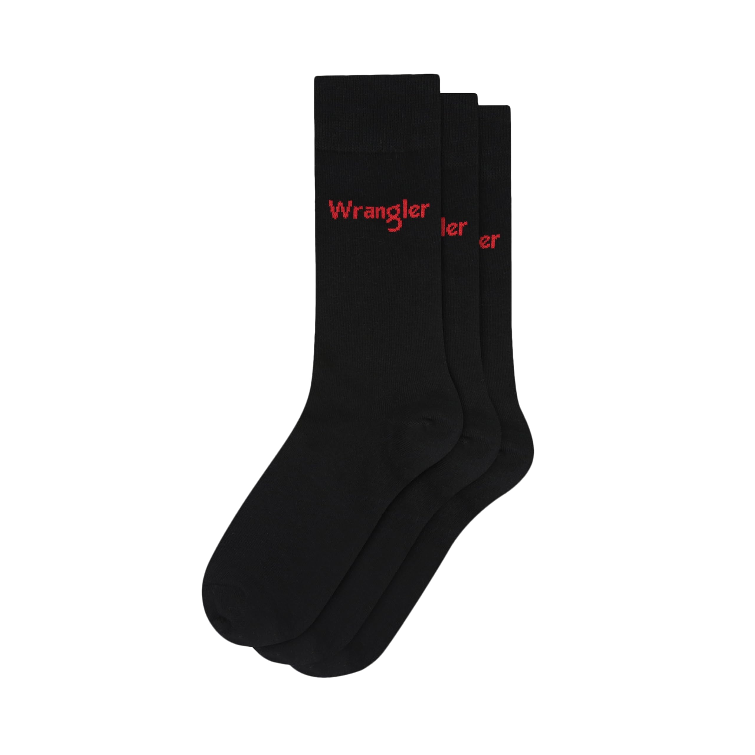 WRANGLER Skarpety męskie COULL - 3PK czarne, Czarny, 37-42 EU