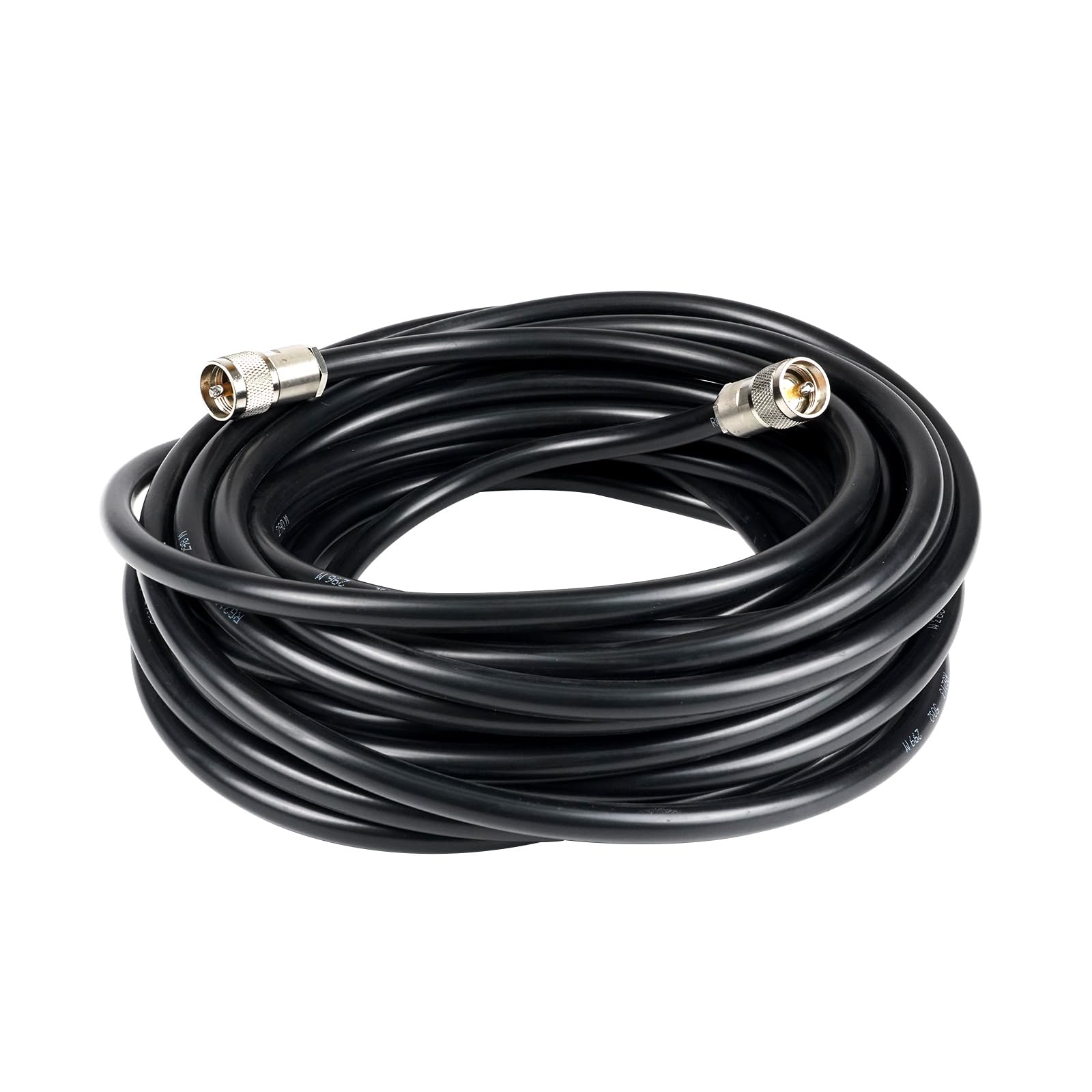 Retevis Cavo coassiale, RG213 VHF/UHF CB, 50 ohm, cavo di estensione coassiale puro con connettore SL16, cavo di prolunga a bassa perdita per radio mobile RT95, radio CB MB62 MB63A, radio Ham