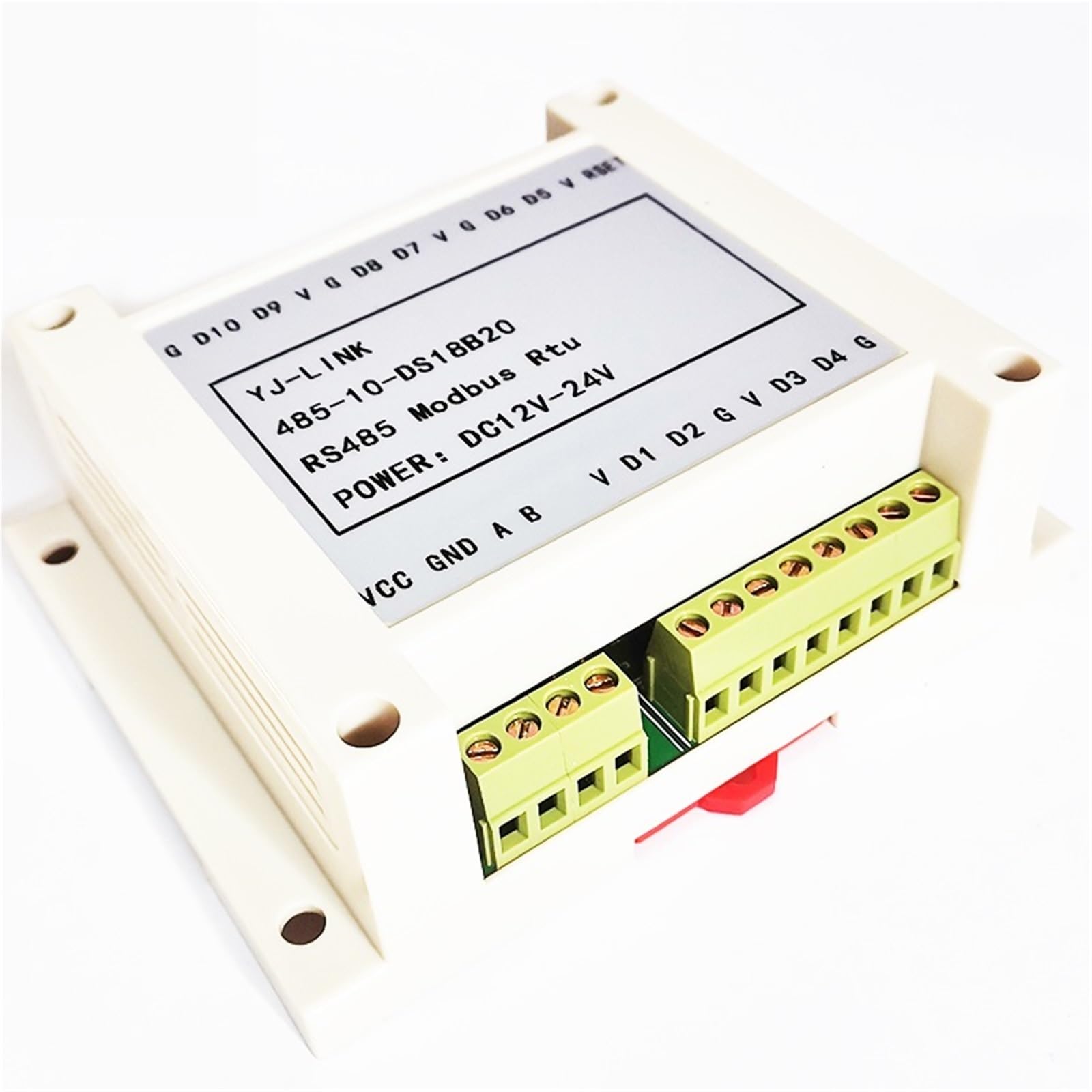 Module d'acquisition de température DS18B 10 canaux contre les pannes thermiques RS485